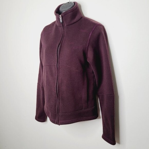Columbia Titanium Maroon Fleece Jacket - Picture 3 of 6
